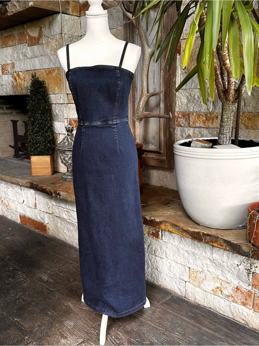 Stetson Dark Blue Denim Straight-Leg Jeans